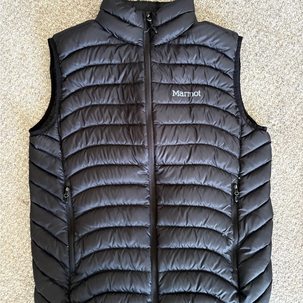Marmot Men's Black Quilted Down Vest